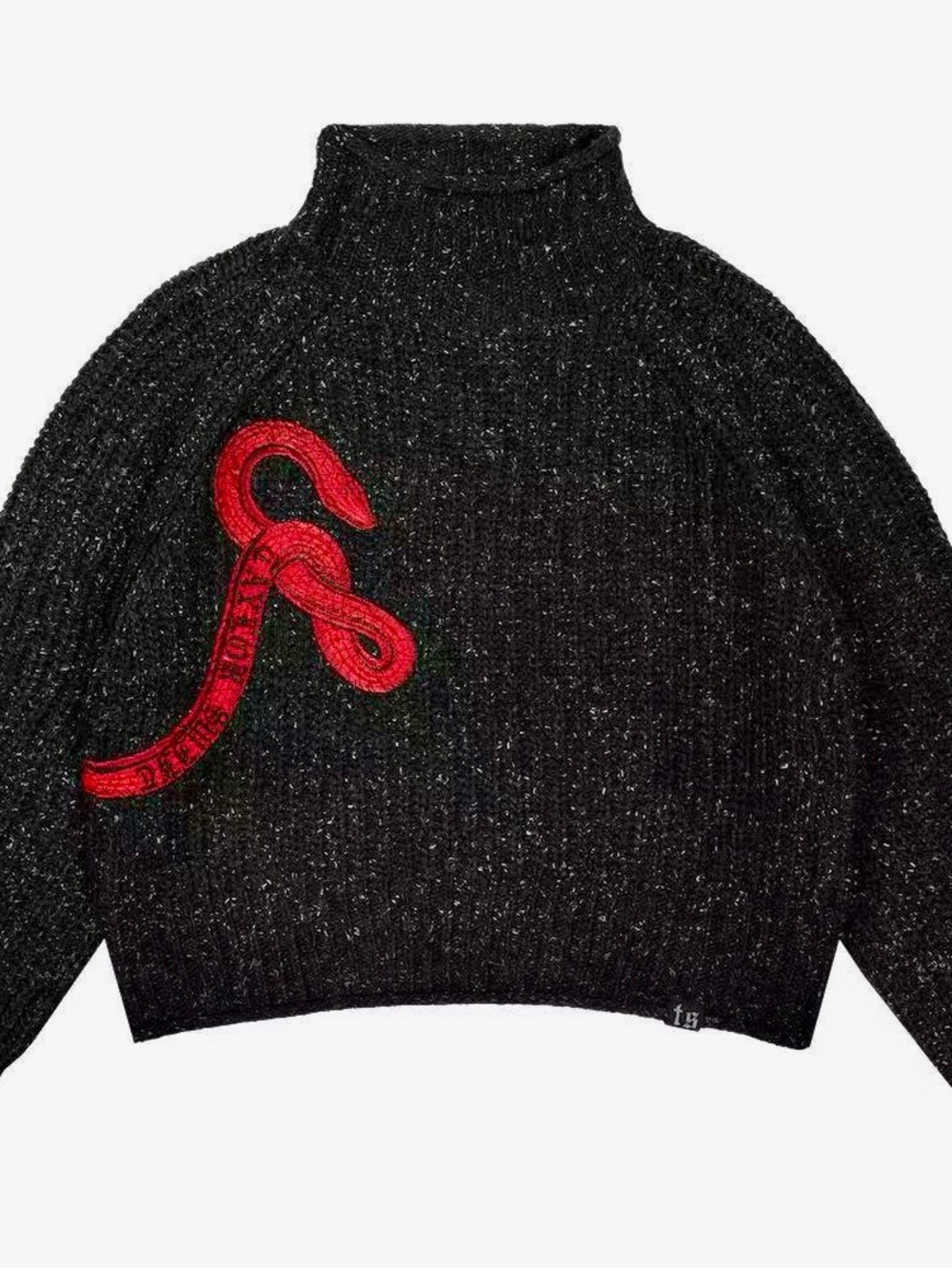 Taylor Swift Reputation Mockneck Cropped Sweater Knit Holiday Collection
2024